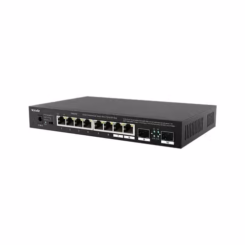 Switch Ethernet Tenda TEM2010F con 8 porte 2.5G, Nero – 2