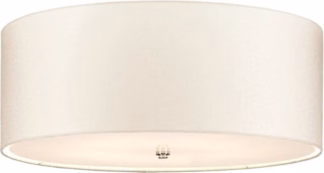 Plafoniera rotonda 66cm 5xE27 cromo Fletcher Flush