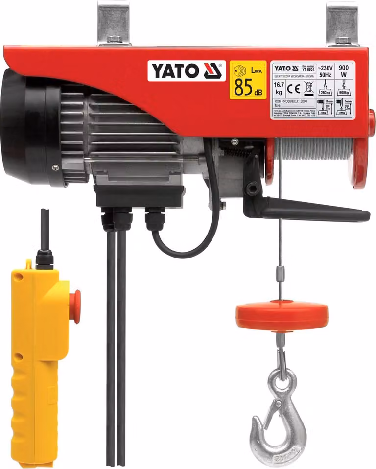 Parancello elettrico 900 W 250/500 kg
