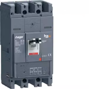 Hager, quadro elettrico h3+ P630 LSI 3x250A 40kA HNW250JR