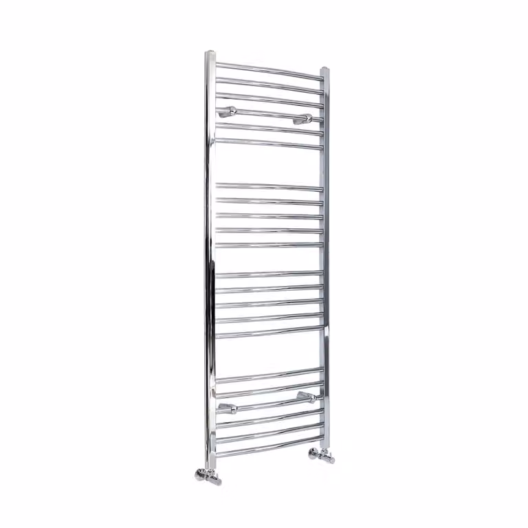 Scaldasalviette Curvo Cromato - Termoarredo Bagno - 1600 x 500mm - 420 Watt - Kent