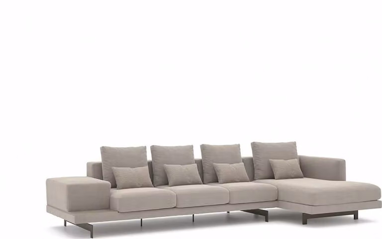 Luxus Möbel Modern Garnitur Ecksofa L-Form Designer Einrichtung Polstermöbel