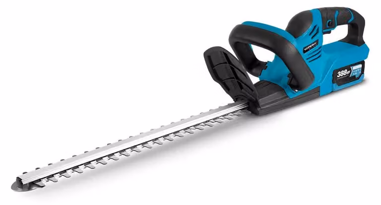 Potatore elettrico per siepi - 2-in-1: potatore per siepi e tagliaerba - 2000 W - lama da 51 cm - 15000 giri/min - compatibile con Makita 18V - set con 2 batterie