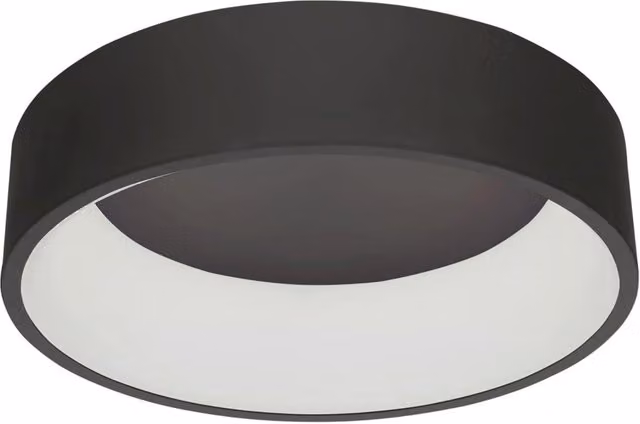 Plafoniera tonda LED 30W CCT 3000K 4000K SCULPTORIS 400 lampada soffitto parete luce 40cm 230V 230V COLORE NERO
