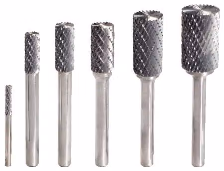 Utensile di fresatura cilindrico, forma A, con dentatura a stella, diametro 6 mm