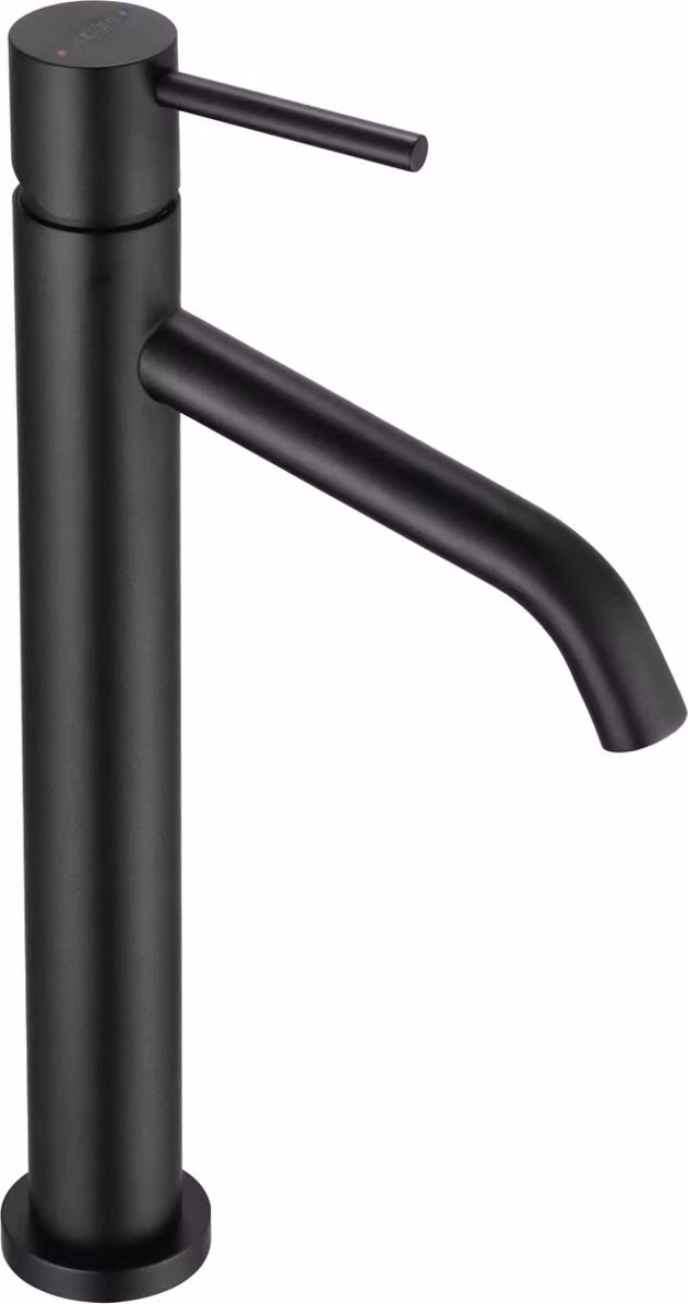 Mexen Rumba rubinetto alto per lavabo, nero - 73510-70