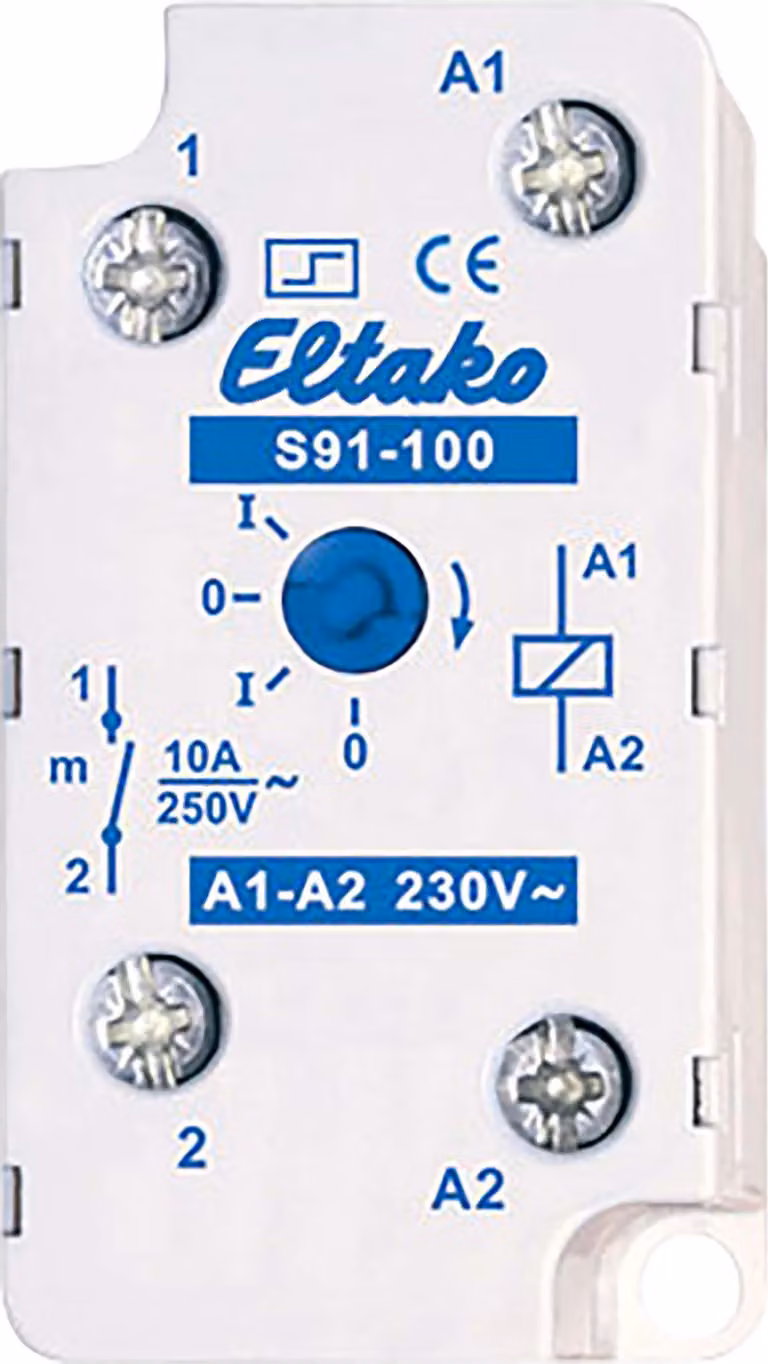 Interruttore a impulso ELTAKO, 230 V, 1 contatto di chiusura, 10 A, 250 V CA, 1 pz.