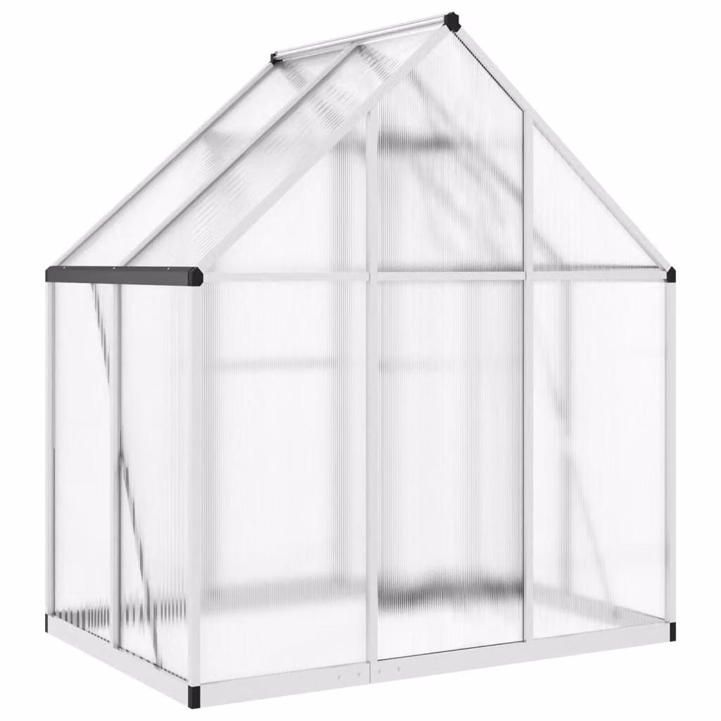 Telaio Serra con Base Argento 169x114x195 cm in Alluminio