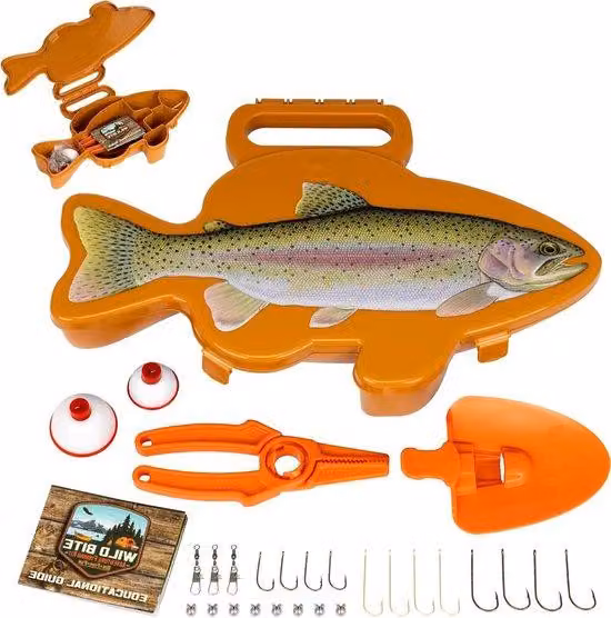 Kit da pesca - Set per l'accesso alla pesca - Pesca facile - Include un attrezzo multiuso