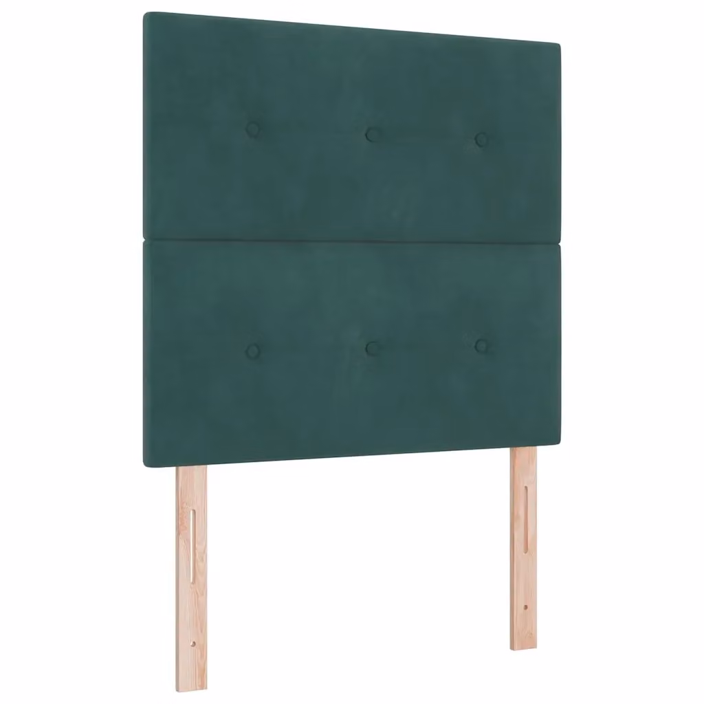 Letto moderno vidaXL in velluto verde con illuminazione LED sottostante L/P: 120 x 200 cm – 2