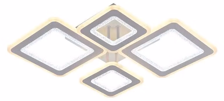 Lampada a soffitto a LED con telecomando, 95W - J3349/W