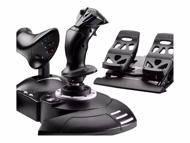 Joystick Thrustmaster T.Flight Full Kit Nero per PC e Xbox con connessione USB – 3