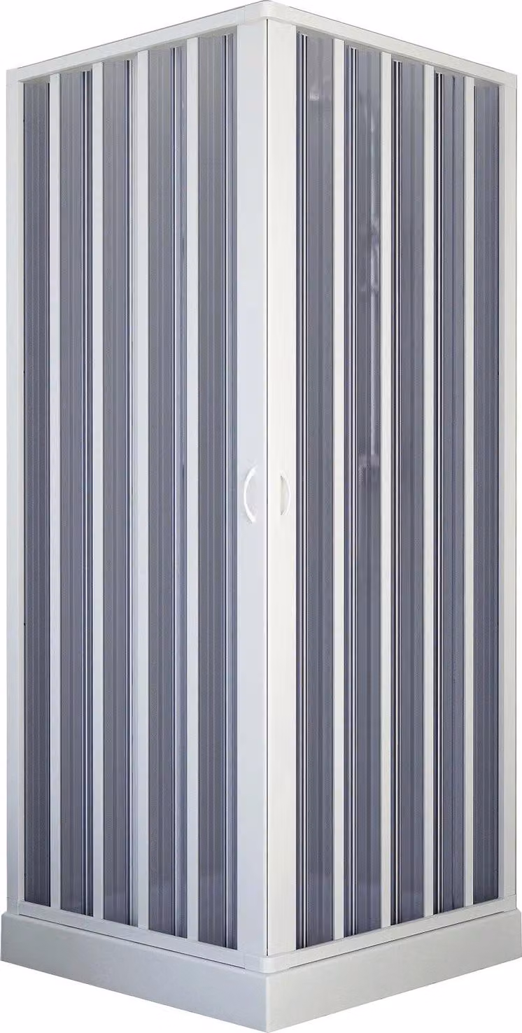 Cabina doccia FORTE Porta doccia a soffietto Porta doccia ad angolo Bari 80 x 80 cm circa