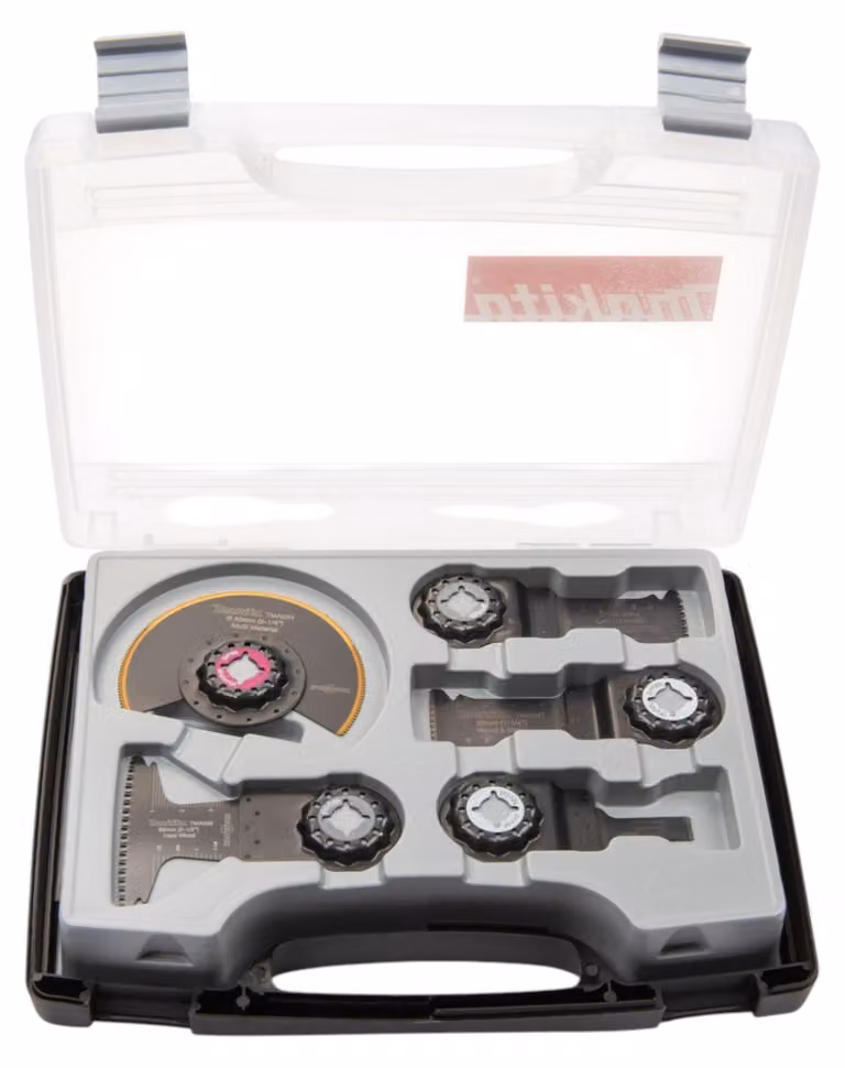 Set di lame multifunzione Starlock Makita E-29854, 5 pezzi, per legno e metallo