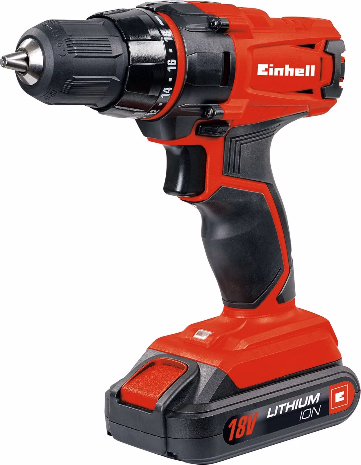 Einhell Classic TC-CD 18-2 Li - Trapano/avvitatore a batteria - 2 velocità - chiave autocentrante 10 mm - 38 N-m
