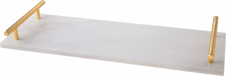Vassoio da portata con manici in marmo - 40x14xh4,9cm Vassoio da portata quadrato 70x70