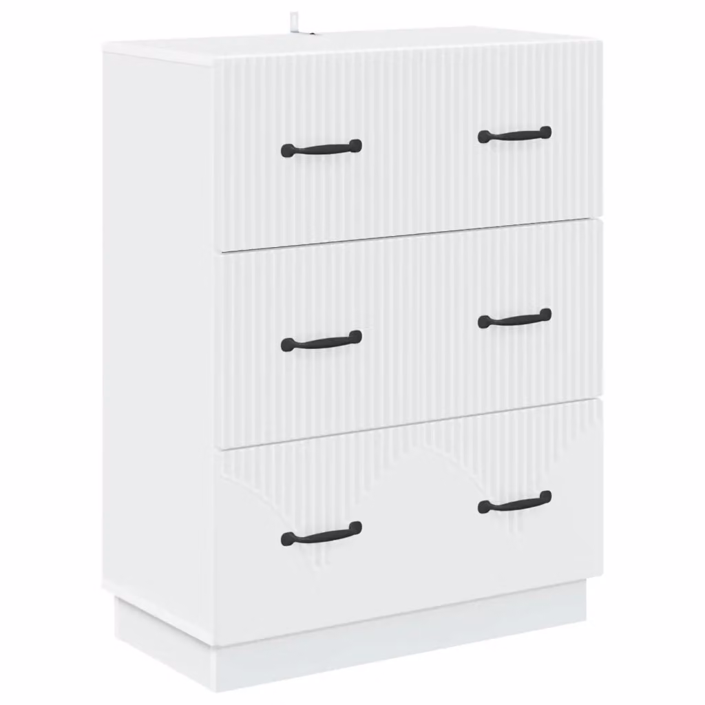 Mobile con Cassetti Moderno vidaXL Bianco L: 66 cm, P: 34,5 cm, H: 87 cm – 2