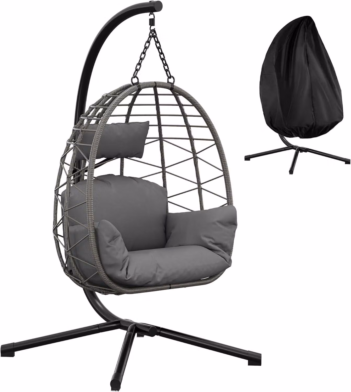 Set di 2 sedie da pranzo in stile metà secolo, rivestite in ecopelle, senza braccioli, con seduta imbottita e schienale ergonomico, con gambe in metallo nero, ideali per la cucina