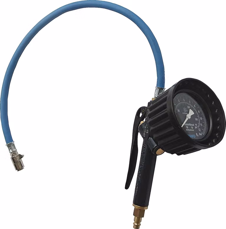 Gonfiatore manuale per pneumatici EWO euroair calibrato con connettore rapido - 1512241