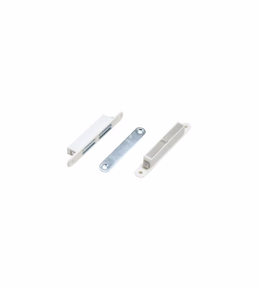 Chiusura Magnetica Incasso Con Fori Viti Bianco