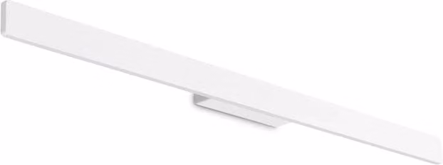 Applique da parete moderna IDEAL LUX in alluminio e vetro bianco con LED da 20W 3000K IP54