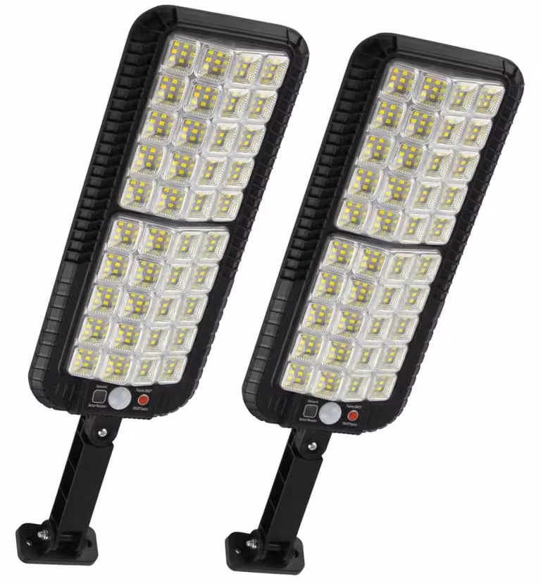 Fari LED solari per esterni, 256 LED, grado di protezione IP65, confezione da 2 pezzi