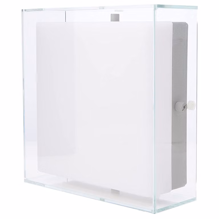 EGLO LED applique plafoniera "INFESTO" acciaio argento 25x25x8,5cm 94874