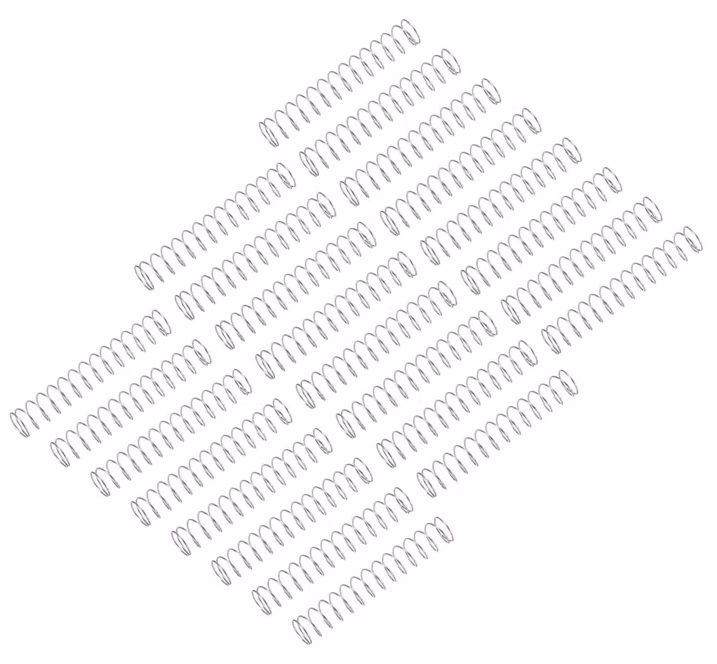 Molle a compression, 25 pezzi, 8x50 mm, acciaio inossidabile 304