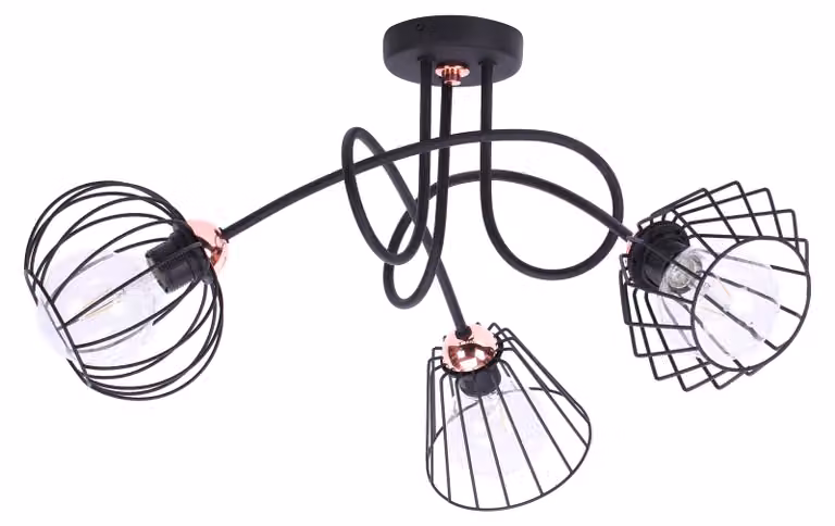 Loft Lampada A Sospensione In Metallo E27 Led