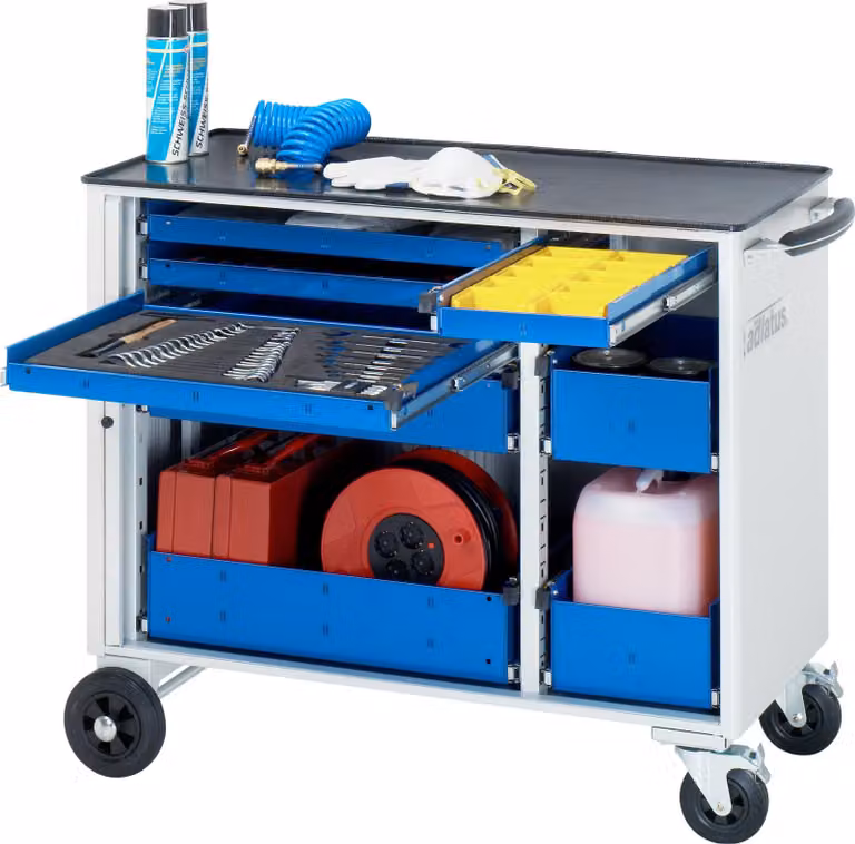 Carrello portautensili B1000 8SL grigio/blu