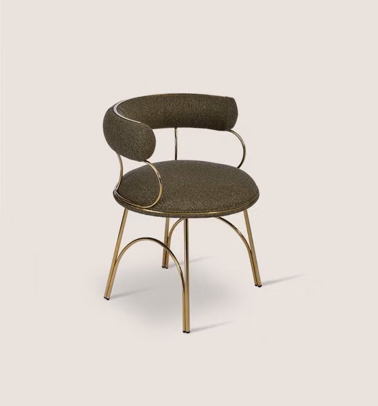 Designer Grüner Esszimmerstuhl Luxus Einsitzer Moderne Esszimmer Möbel