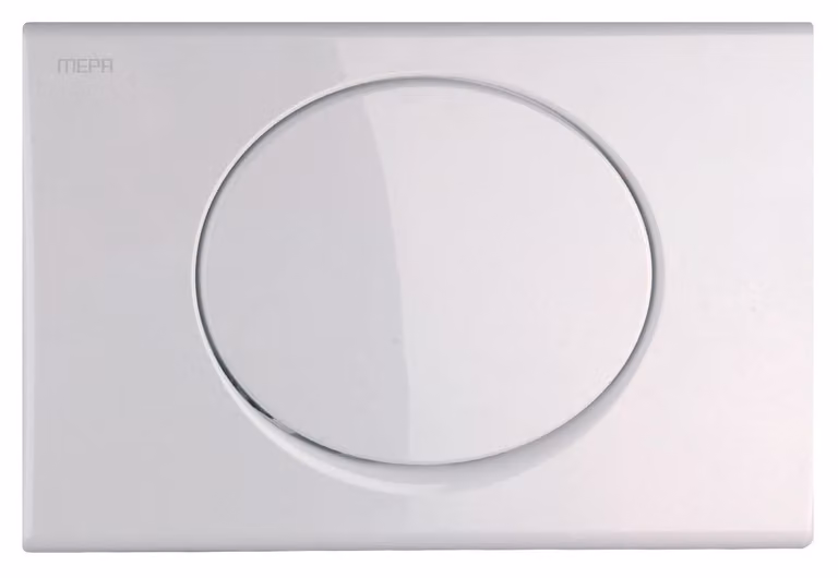 Placca da incasso MEPAellipse per A21/E21 start/stop, bianco