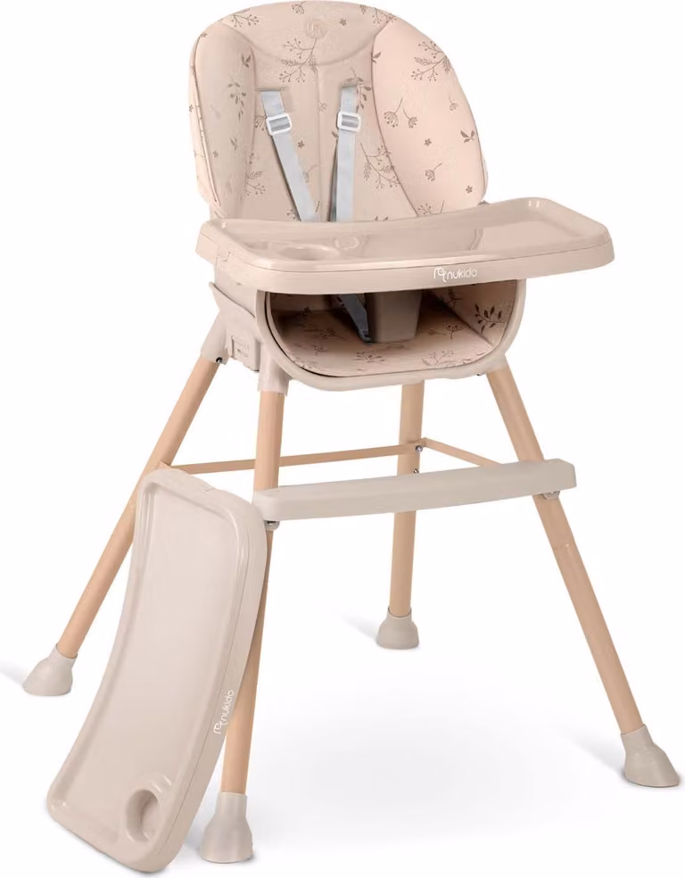 Nukido 701004, seggiolino da tavolo Tilo, color beige