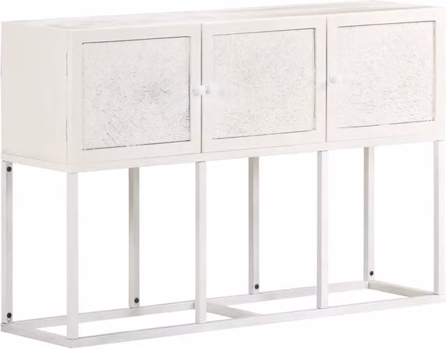 Credenza 115x30x76 cm in Legno Massello di Mango 323582