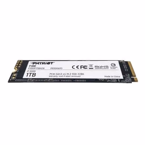 Patriot SSD P300 M.2 2280 PCIe Gen3 da 1TB Nero – 2