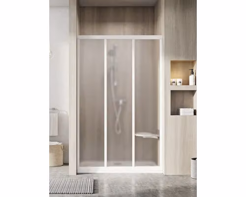 Porta doccia RAVAK Supernova ASDP3 90x198 bianco+vinaccia 00V701R2ZG