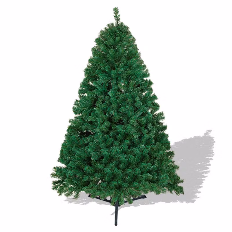 Albero di Natale artificiale Clanmacy 120 cm (Ø circa 76 cm) con 220 punte e sistema di piegatura a montaggio rapido, ignifugo, incluso supporto, verde