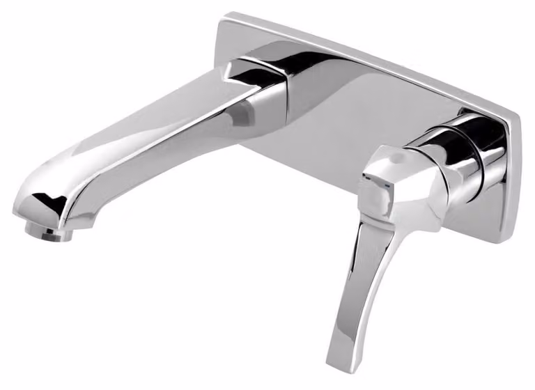 Sapho Dreamart - Miscelatore per lavabo a parete con corpo, cromo DA004