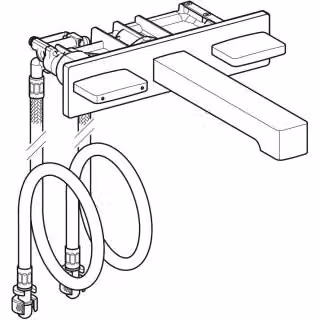Geberit 116463211 ONE WT-arm. ang. Des. W.-Mont. 2gr.