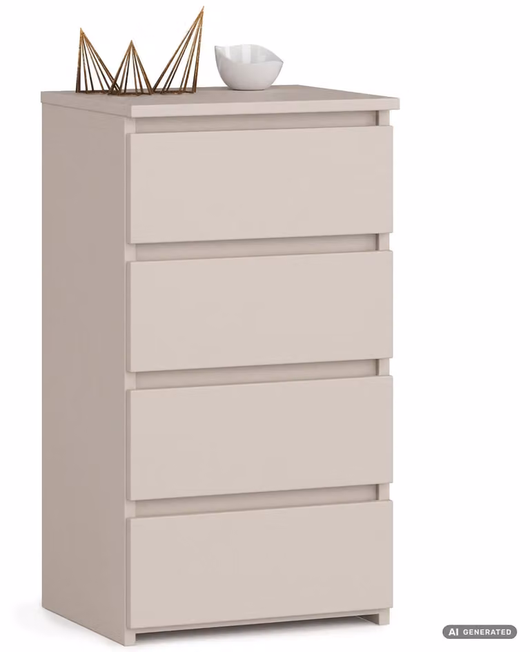Com? CL4 Cashmere 40 cm 4 cassetti 40x35x74 cm
