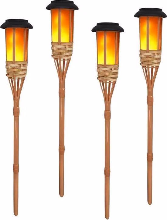 Illuminazione da giardino a energia solare, altezza 60 cm, impermeabile
