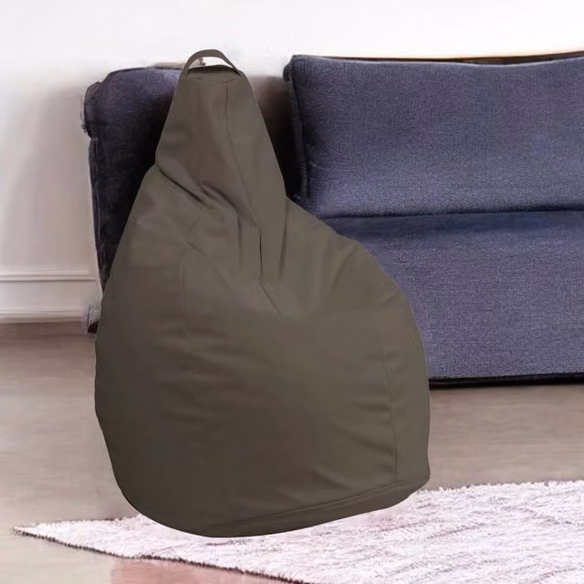 Pouf Aunter Talamo Italia, Poltrona sacco multiuso beige, L/P/H: 90 x 90 x 120 cm – 1