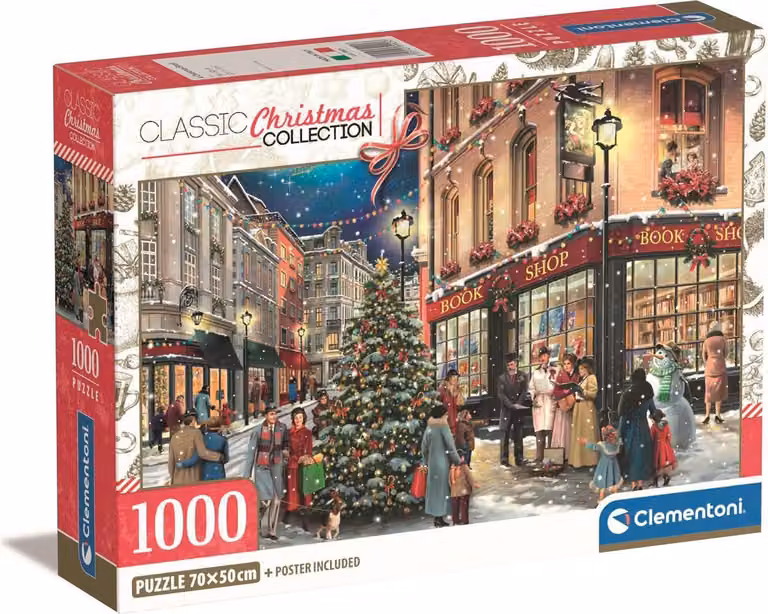 CLEMENTONI Puzzle 1000 Compact Collezione Natale 39925