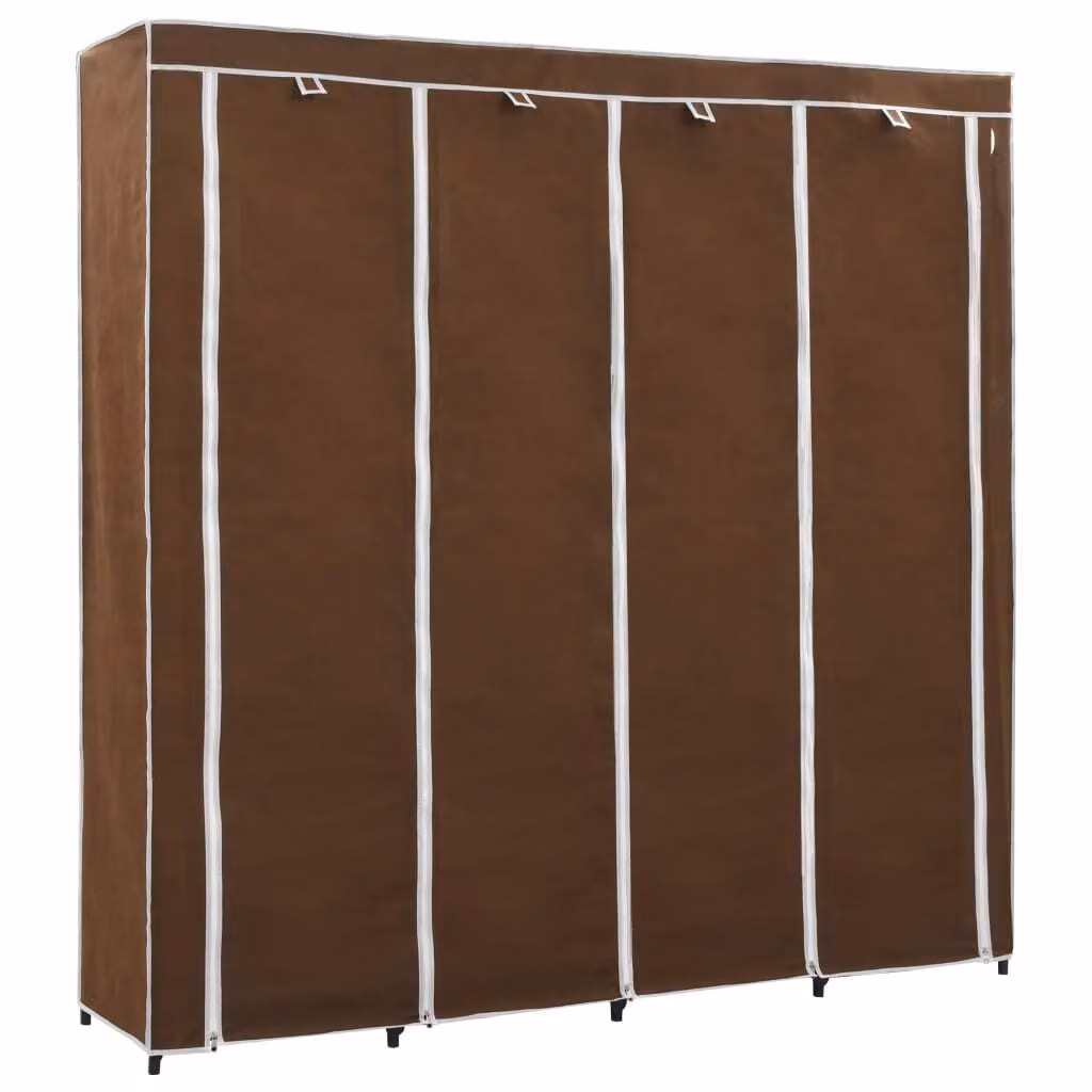 vidaXL Armadio a 4 scomparti marrone 175 x 45 x 170 cm