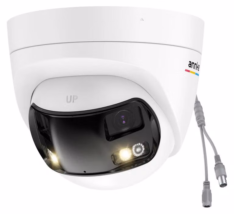 Telecamera CCTV, visuale panoramica a 180°, visione notturna, confezione singola (1 unità)