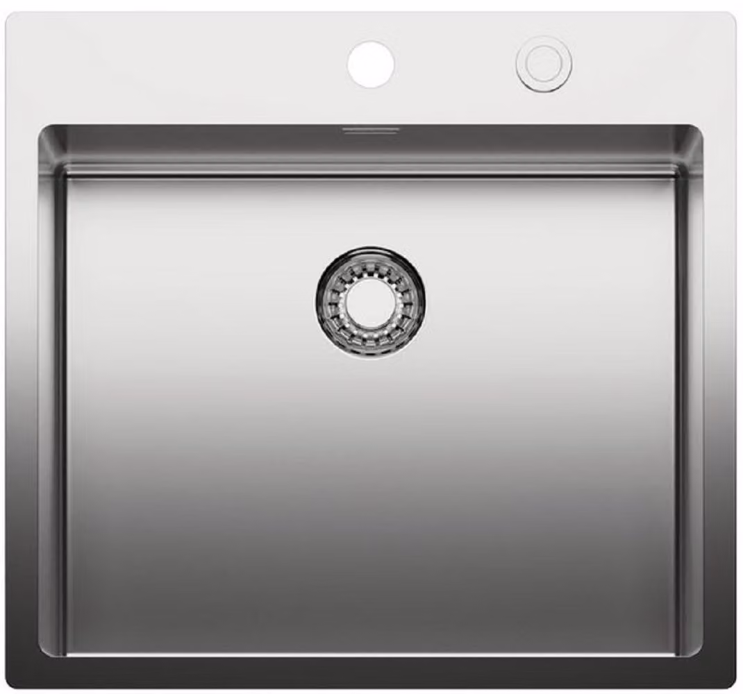 Corno Piu PR4, lavello, acciaio inox