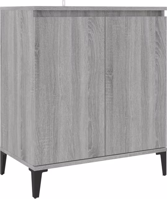 Buffet credenza cassettiera armadio mobile contenitore organizer cucina soggiorno salotto Sonoma 60 x 35 x 70 cm legno ingegnerizzato grigio 02_0036408