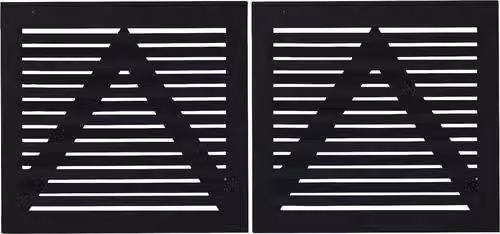 Plus Porta doppia Osaka 200 x 93 cm RAL 9005 Nero