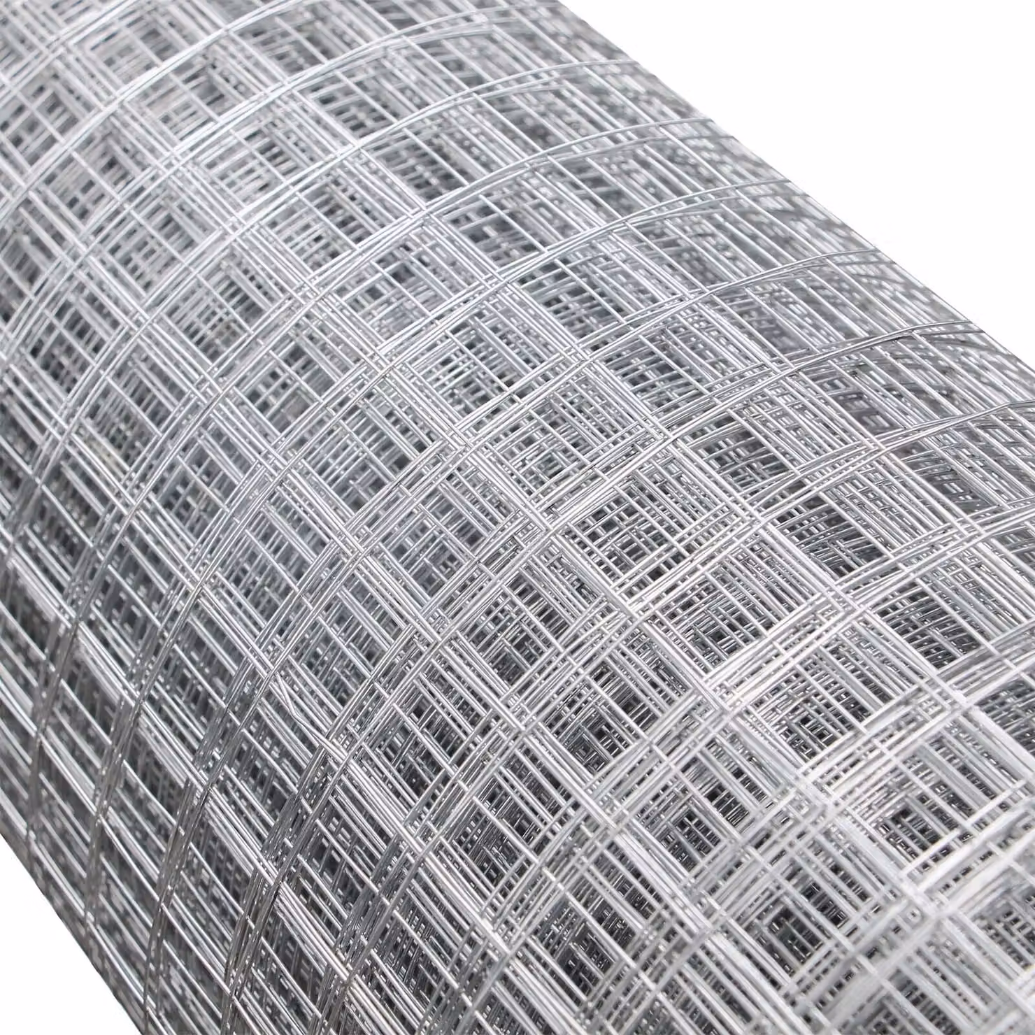 Recinzione in rete metallica Wiltec 1 m x 25 m, spessore del filo 0,7 mm, dimensione della maglia 12x12 mm, filo per voliere a 4 angoli in acciaio zincato, rete metallica, filo per uccelli