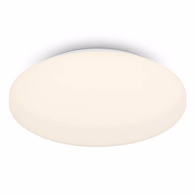 BRILONER - Plafoniera LED, plafoniera LED bagno IP44, lampada da bagno, luce bianca calda, Ø275 mm, bianco